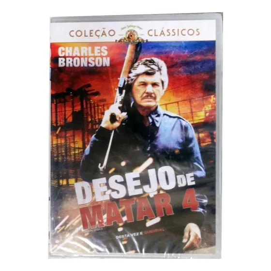 Dvd Desejo De Matar 4 (1987) Charles Bronson Novo Lacrado!!