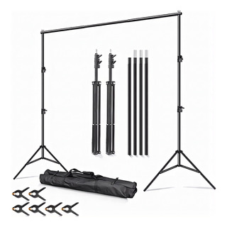 Soporte P/ Ciclorama Estudio Fotográfico 2.8x3 Maleta Pinzas Soporte P/ Ciclorama Estudio Fotográfico 2.8x3 Maleta Pinzas