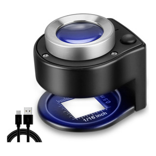 Lupa De Joias Recarregável Usb 30x Com Luz Lupa De Joias Recarregável Usb 30x Com Luz