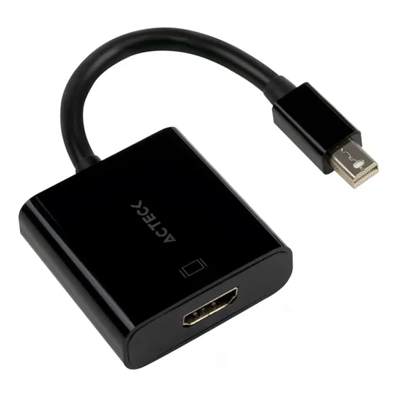 Adaptador Acteck Shift Plus Ah430 Mini Dp A Hdmi 4k Negro