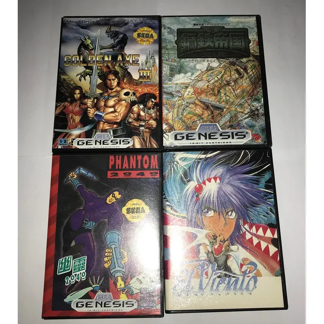 Juegos De Sega Genesis Golden Axe Iii Steel Empire Y Otros