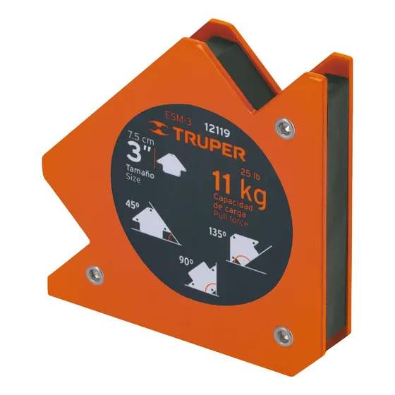 Escuadra Magnética Para Soldar 3 Pulgadas Truper 11kg/25lb