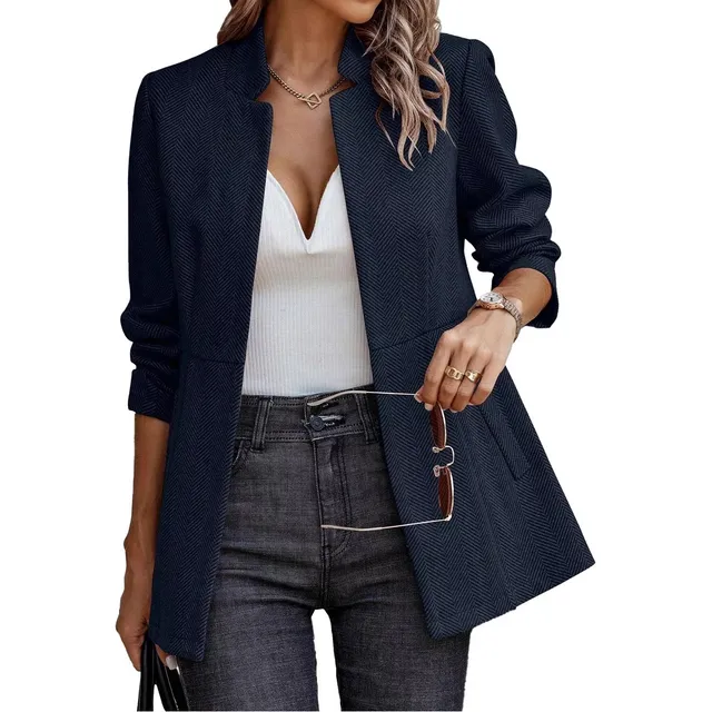 Chaqueta De Traje Casual Slim Fino Fit Mujer Senora Blazer