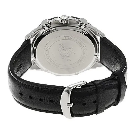 Reloj Casio Edifice Efr-539l-1av Correa Cuero - 100%