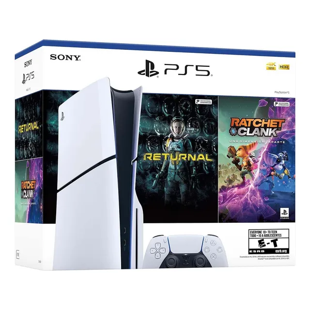 Consola Ps5 Slim Lector Bundle Ratchet + Returnal 1tb Ssd