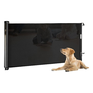 Puerta Retractil Para Perros Y Bebes 84 X 203cm - Negro Puerta Retractil Para Perros Y Bebes 84 X 203cm - Negro