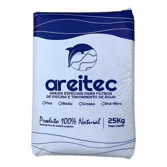 Especial Areia Limpeza E Filtragem De Piscina - Saco 25kg