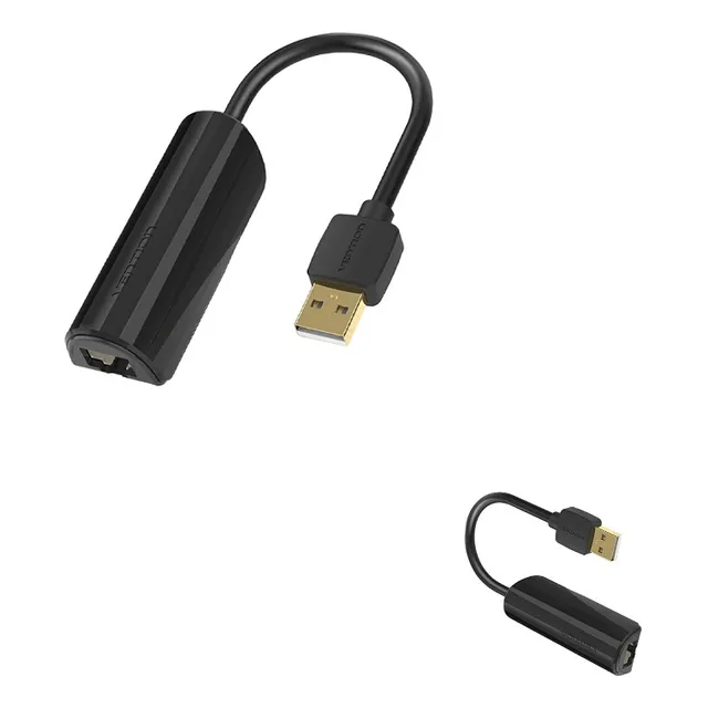 Adaptador Usb 2.0 Lan Rj45 10/100mbp Pc Windows Ethernet