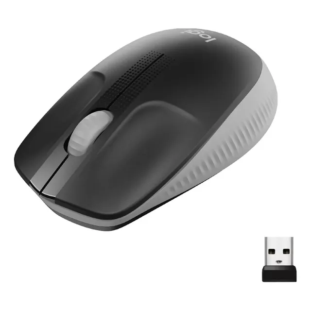 Mouse Logitech M190 Inalambrico Original Wireless Gris