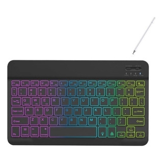 Teclado Bluetooth Retroiluminado Para Android, Win, Ios Ă Teclado Bluetooth Retroiluminado Para Android, Win, Ios Ă