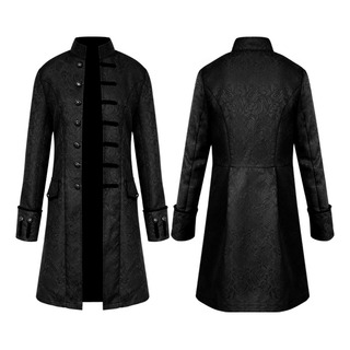 Disfraz De Halloween Para Hombre, Abrigo Medieval Steampunk Vintage Disfraz De Halloween Para Hombre, Abrigo Medieval Steampunk Vintage