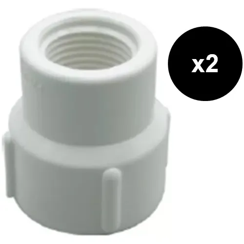 Anillo Reductor Pvc Con Rosca 1 A 1/2 PuLG X2uni