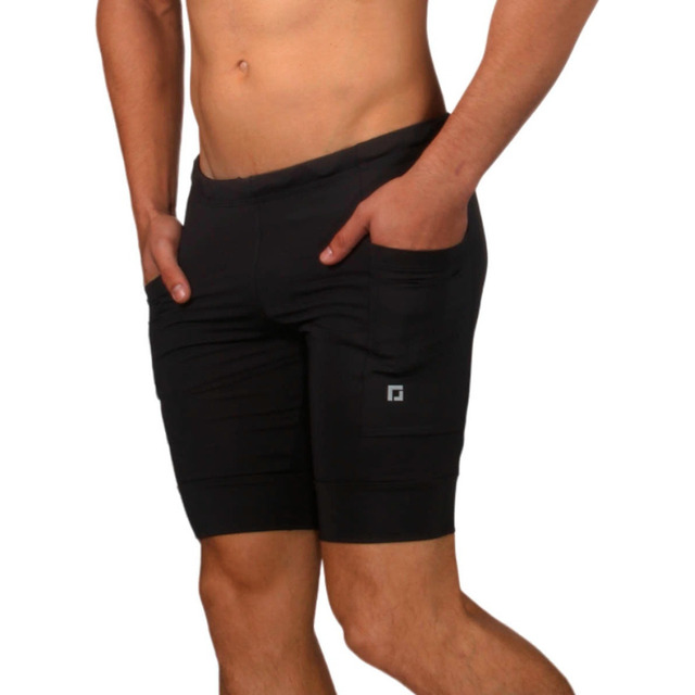Shorts De Compressão P/ Corrida Masculino C/ Bolsos Laterais Shorts De Compressão P/ Corrida Masculino C/ Bolsos Laterais