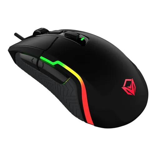 Mouse Gamer Usb Meetion Mt-g3360 Botones 6+1 12000 Dpi Color Negro