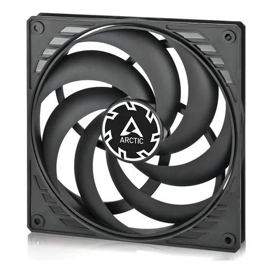 Arctic P14 Slim Pwm Pst - Ventilador De Caja Para Cpu, 140 Mm, Con Pwm Sharing Technology (pst), Muy Silencioso, Computadora, 150-1800 Rpm - Negro