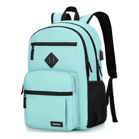 Mochila Ligera Para Colegio, Puerto Usb, Ajusta Laptops De 3