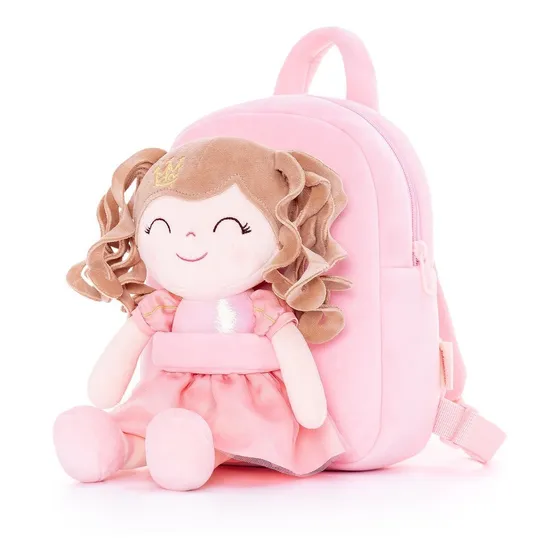 Boneca Gloveleya Mochila Removivel Princesa Loira Metoo Doll