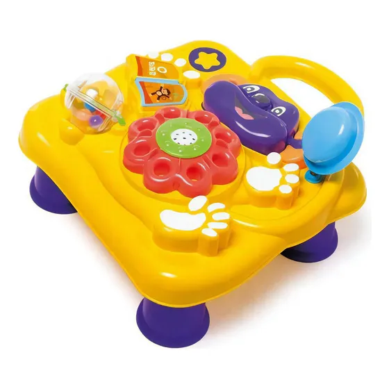 Mesa Didática 4 Peças Didáticas Tateti Com Som Monkey Table