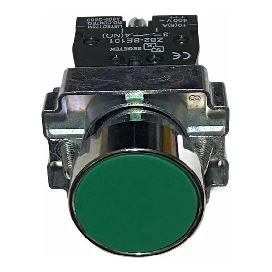 20 Pulsadores Verdes 22 Mm