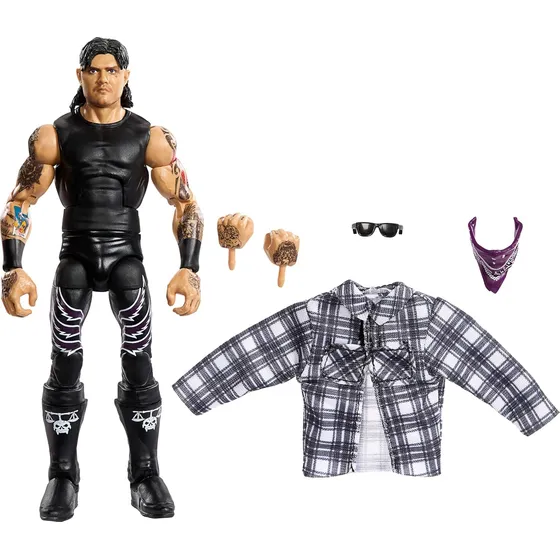 Figura De Acción Wwe Elite De 15 Cm Con Manos Intercambiable