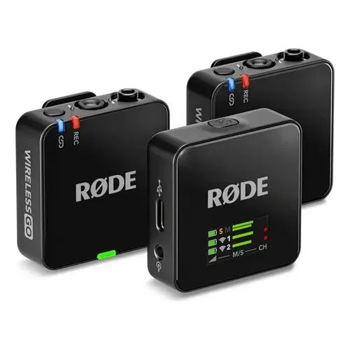 RØDE WIRELESS GO II Rode Sistema de microfone sem fio sem fio GO II sem fio, preto