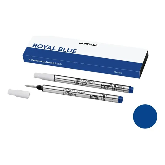Tinta Set Repuesto Fineliner Legrand Montblanc Royal Blue B
