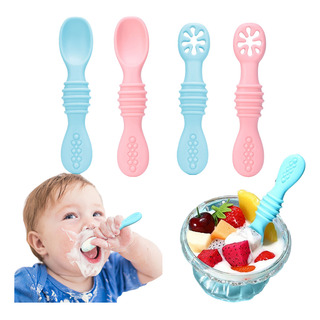 Juego De Cucharas Para Bebé. 4pack Multicolor, Etapas 1 Y 2 Juego De Cucharas Para Bebé. 4pack Multicolor, Etapas 1 Y 2