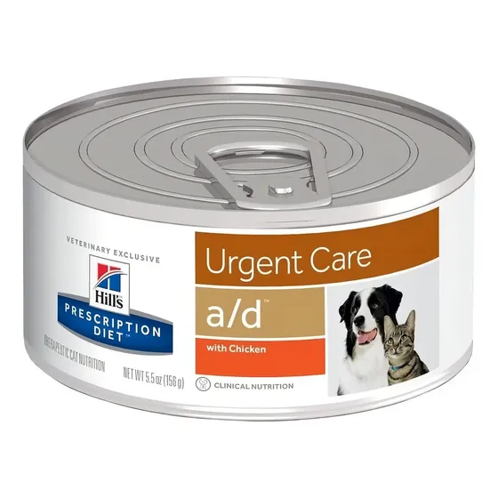 Alimento Hill's Prescription Diet Urgent Care a\u002Fd para perro\u002Fgato adulto todos los tamaños sabor pollo de 156 g | Cuotas sin interés