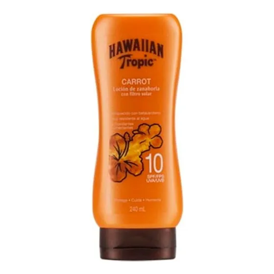 Hawaiian Tropic Loción Bronceadora De Zanahoria Fps 10 240ml