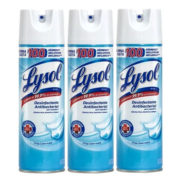 Lysol Pak De 3 Latas De 354g