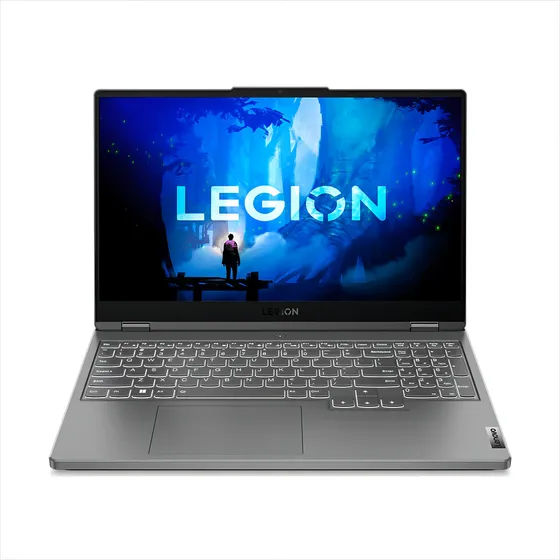 Notebook Gamer Legion 5i I7 32gb 512gb Ssd Rtx 3060 6gb W11 Cor Storm grey/Black