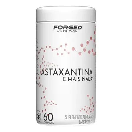 Astaxantina 6mg Alta Concentração 60 Vcaps Forged Nutrition Sabor Sem sabor