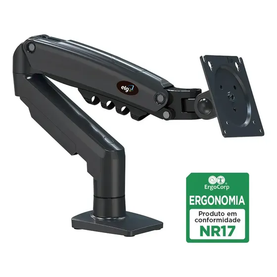 Suporte articulado ELG F80N para monitor de 17" a 35"