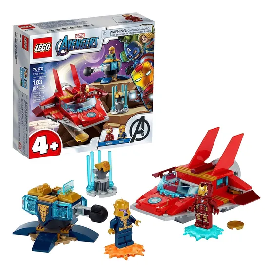 Set Lego Marvel Avengers Iron Man Vs Thanos 76170
