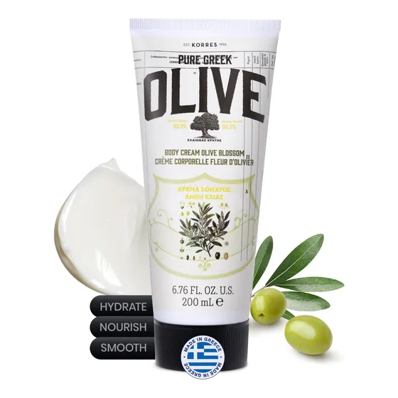 Creme Corporal Korres Olive Blossom Com 200ml De Azeite Greg