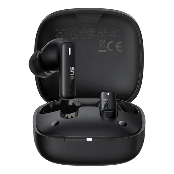 Auriculares in-ear inalámbricos Baseus Bowie E19 Audífonos Bluetooth 5.3 Color Negro