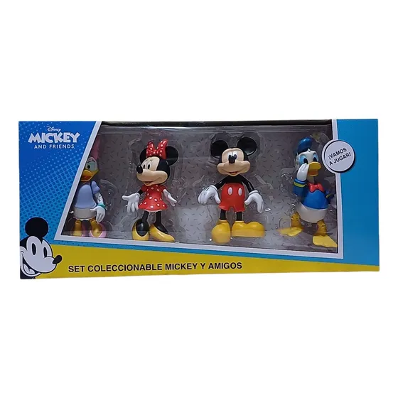 Disney Set De Figuras Articulables Mickey Mouse Y Sus Amigos