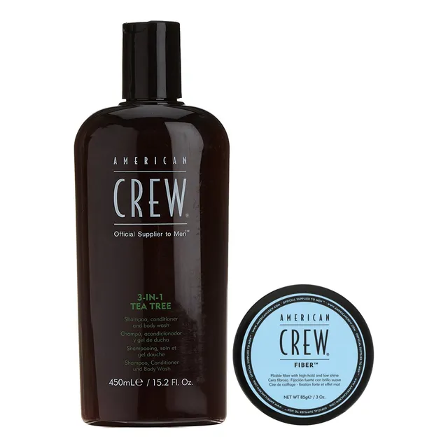 3 In 1 Tea Tree Body Wash + Fiber 85gr American Crew Men