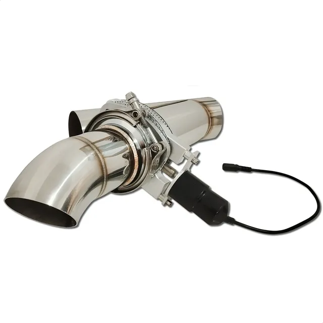 Difusor Escapamento Eletrônico + Controle 3 Polegadas Inox