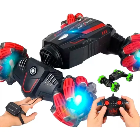 Auto Control Remoto 4wd Rc Acrobático Spray 2.4ghz Juguete