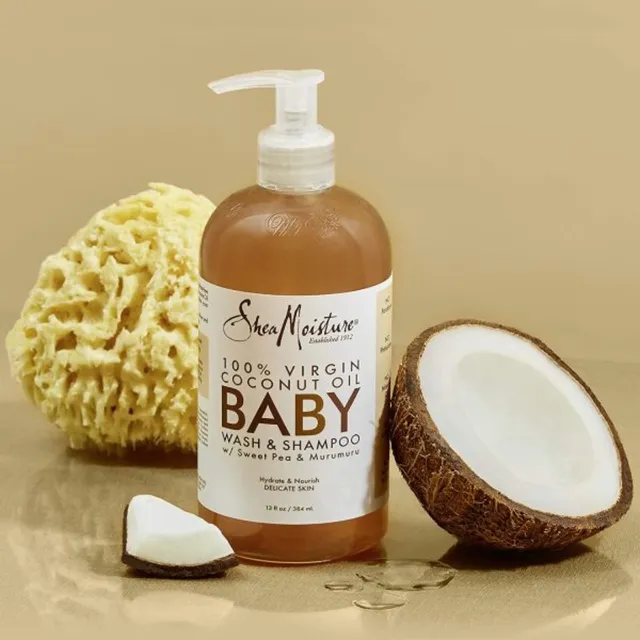 Baby Wash Y Shampo Shea Moisture Con Aceite De Coco