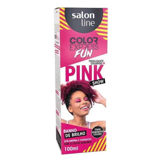 Tonalizante Color Express Fun Cor Rosa Pink Salon Line 100ml