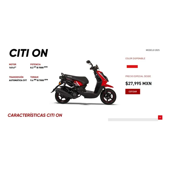 Motoneta Izuka Citi 150 2025