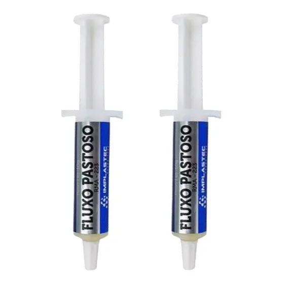 2 Fluxo Pastoso Rma-223 10g Bga Reballing Reflow Implastec