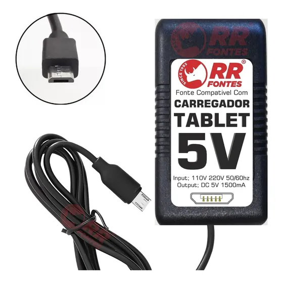 Fonte 5v Para Tablet Multilser M7 M7s M10a M9 M8 M8w Plus