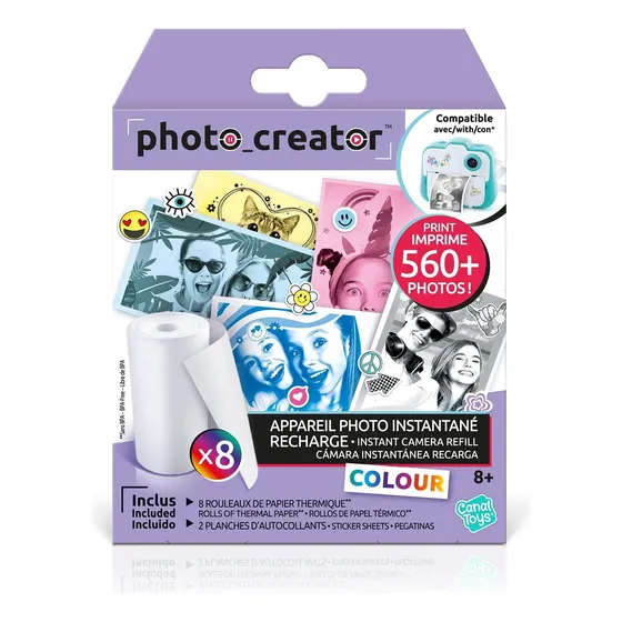 Pack De 8 Rollos De Papel Térmico Especial Photo Creator