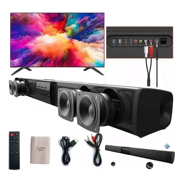 Teatro En Casa Aparato De Som, 5.0, Altoaltavoz Bluetooth-10