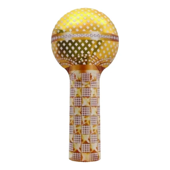 Globo Micrófono 84×41 Cms Cotillón Cumpleaños Karaoke Fiesta