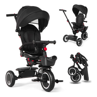 Triciclo Para Bebés, Triciclo De Niños Plegables 6 En 1 Con Triciclo Para Bebés, Triciclo De Niños Plegables 6 En 1 Con
