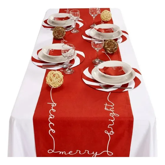 Set De Mantelería Navideño Providencia Soma - Varios Modelos